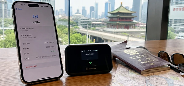 China eSIM and internet guide for tourists preparing mobile data before arrival