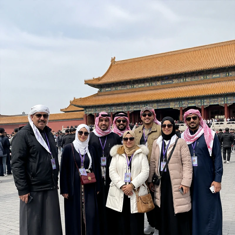 Travel to China photo with first-time visitors in Beijing